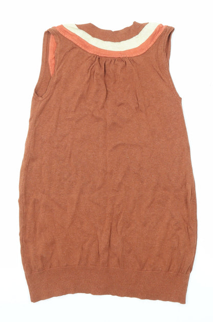 Womens UK Size 12 Principles Brown Pullover Jumper