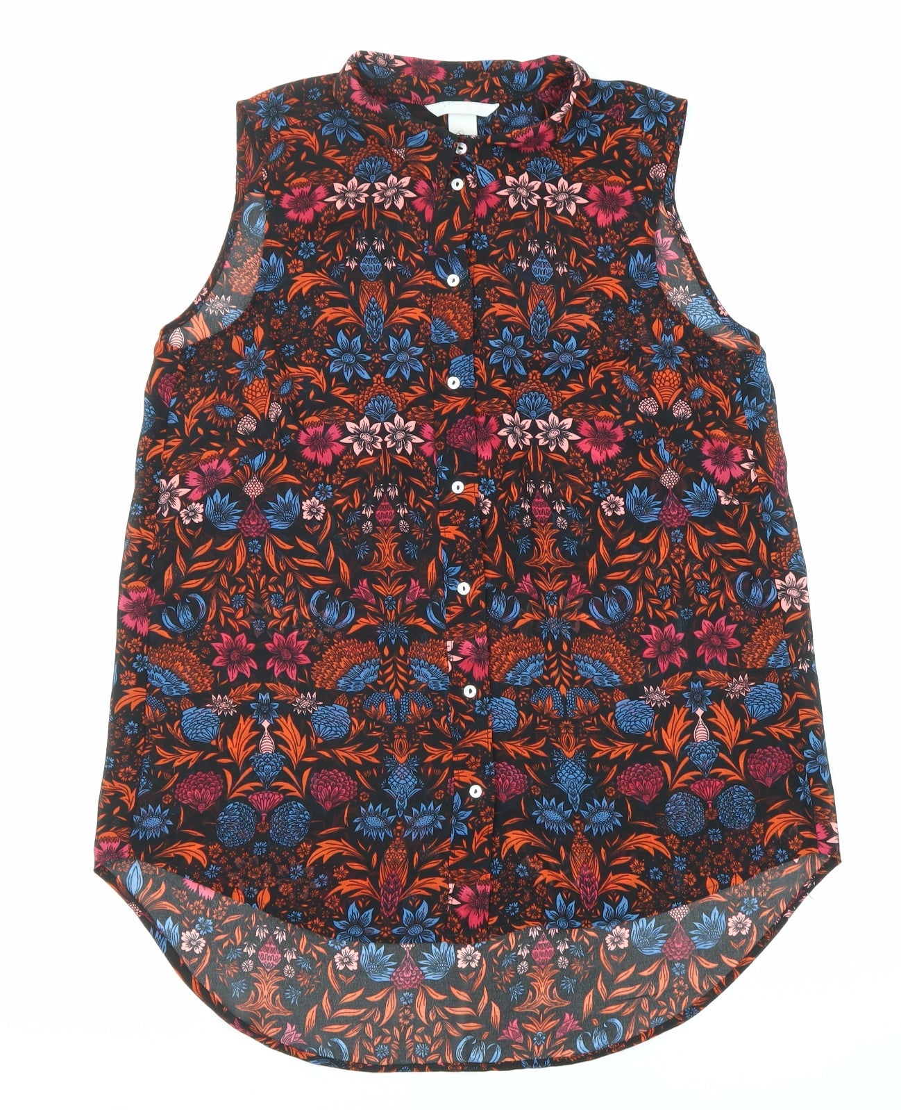 Womens UK Size 6 H&M Multicoloured Basic Tank