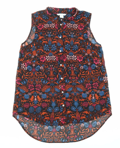 Womens UK Size 6 H&M Multicoloured Basic Tank