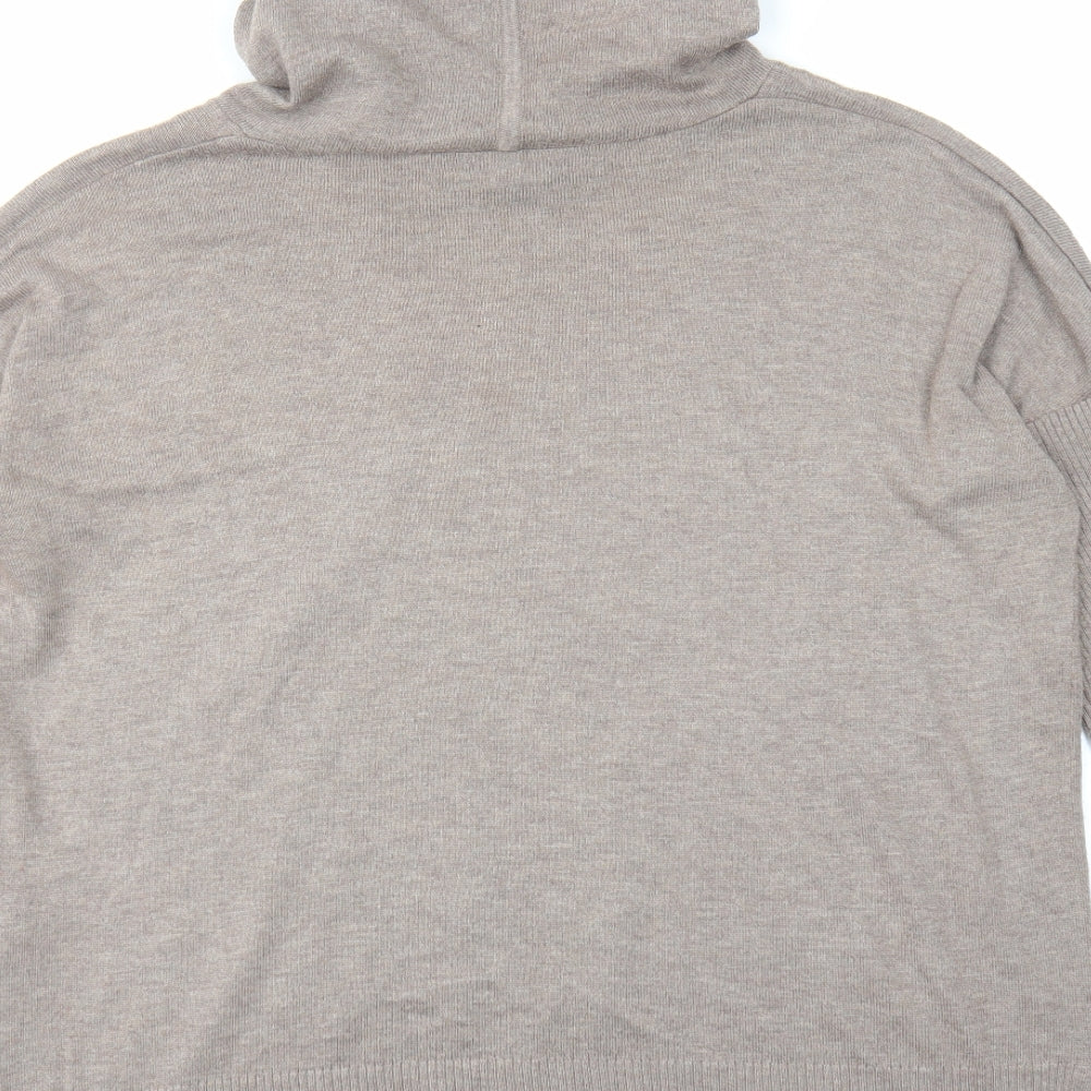 Gap Womens Brown Acrylic Pullover Hoodie Size M Pullover