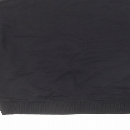 H&M Womens Black Cotton Pullover Sweatshirt Size S Pullover