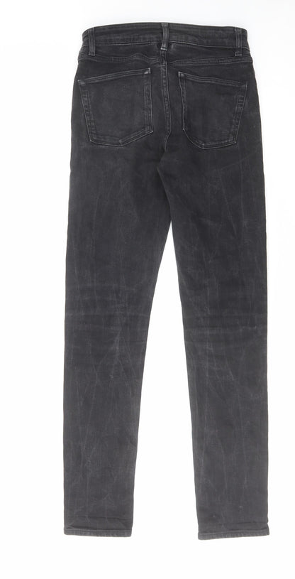 Noak Mens Black Cotton Skinny Jeans Size 28 in L32 in Regular Zip