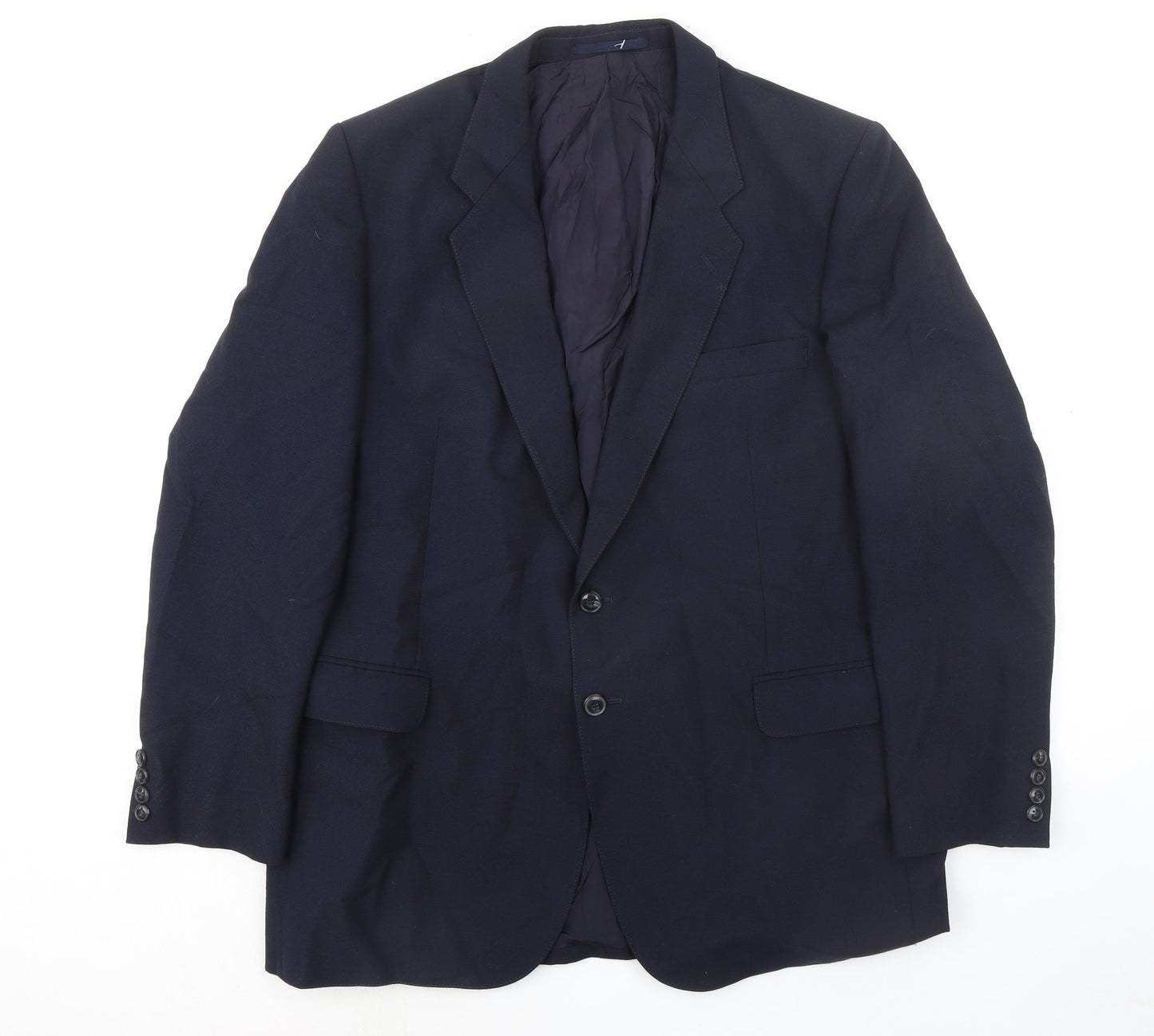 Mens UK Size 44 St Michael Regular Blue Suit Jacket