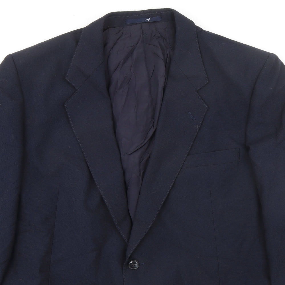 Mens UK Size 44 St Michael Regular Blue Suit Jacket