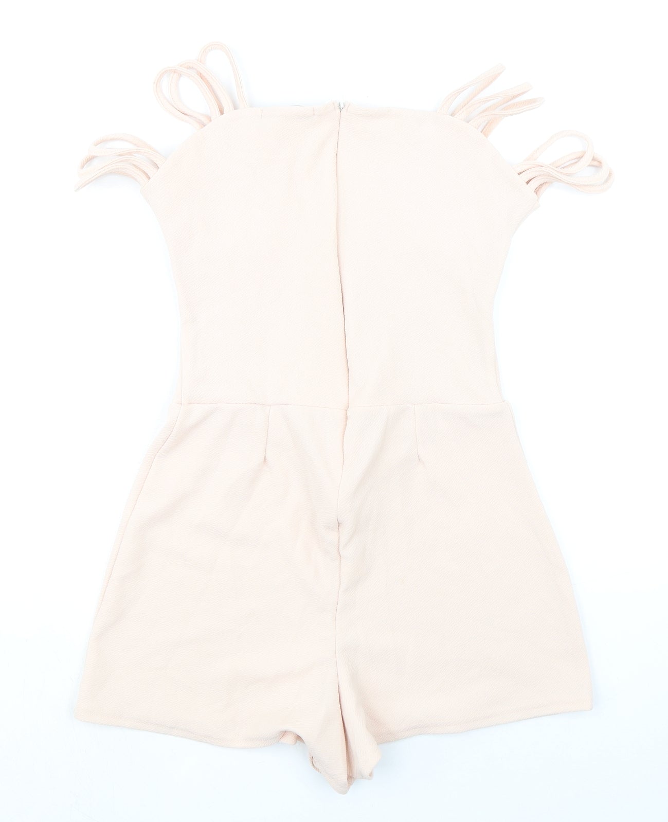 Daisy Street Womens Pink Polyester Playsuit One-Piece Size M Zip
