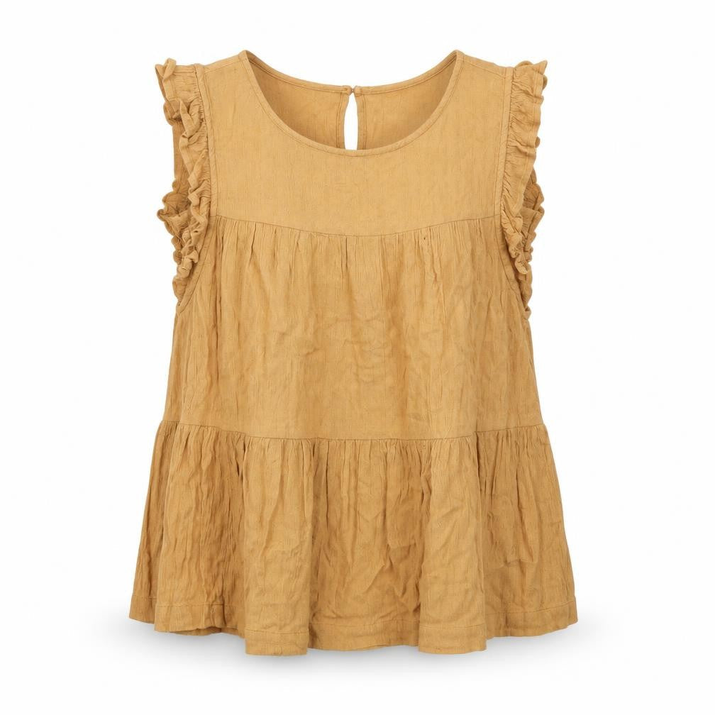 Womens UK Size M American Eagle Outfitters Beige Basic Tank