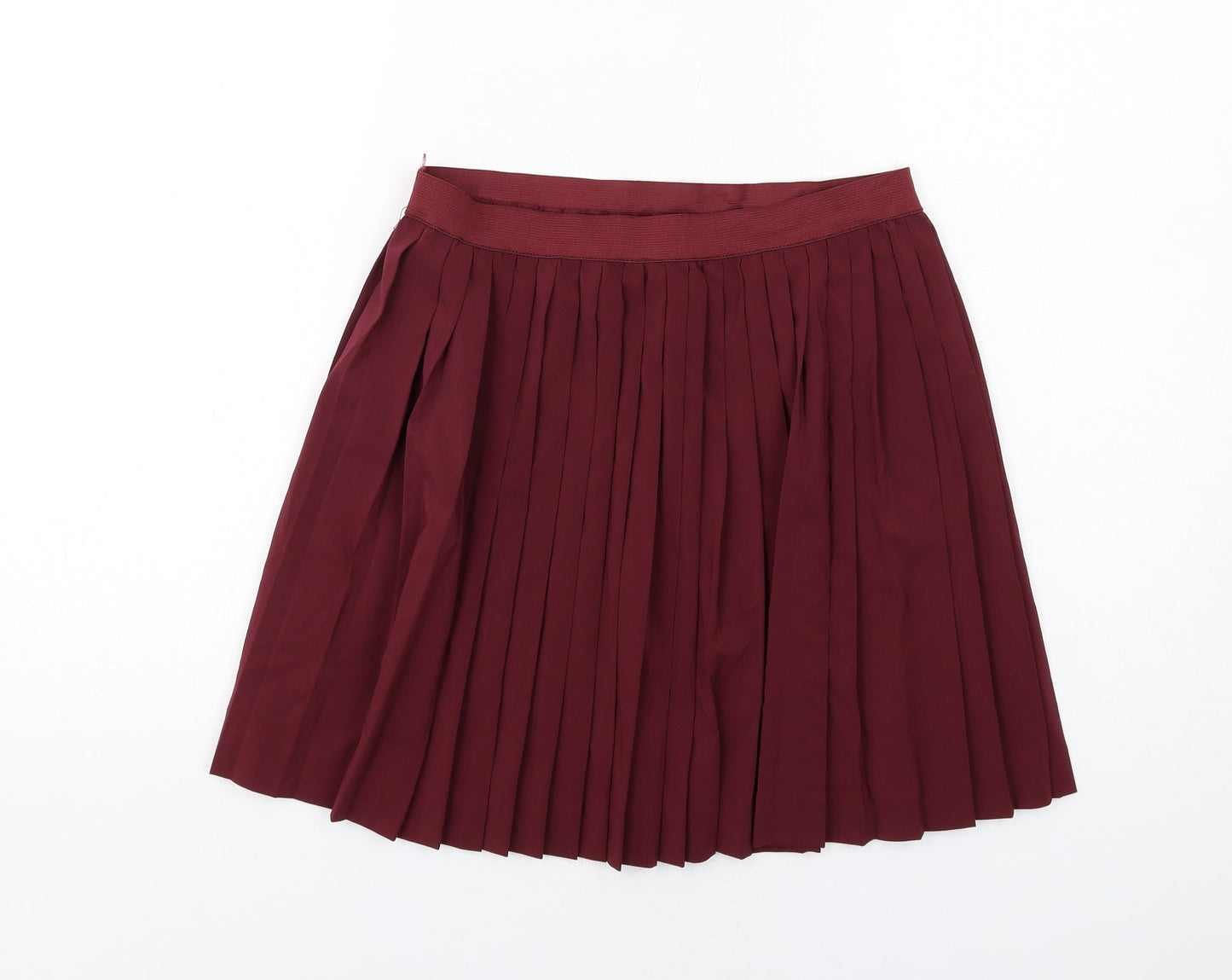 H&M Womens Red Polyester Pettiskirt Skirt Size 10