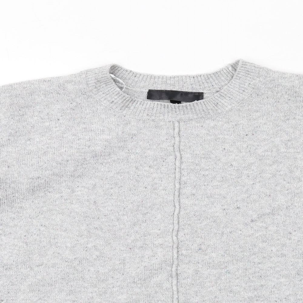 Womens UK Size 10 Topshop Grey Pullover Jumper