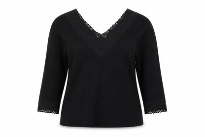 Womens UK Size 16 Alex & Co. Black Pullover Jumper