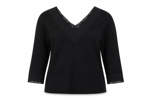 Womens UK Size 16 Alex & Co. Black Pullover Jumper