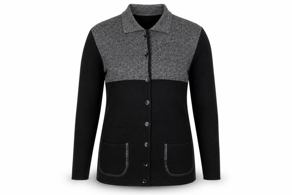 Womens UK Size 8 Gerry Weber Black Cardigan Jumper
