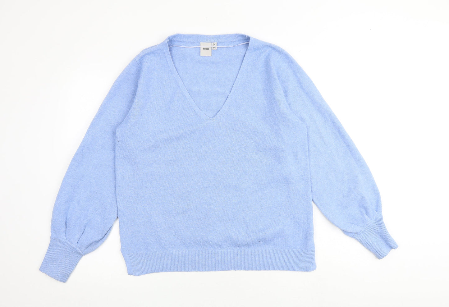 Womens UK Size M ICHI Blue Pullover Jumper