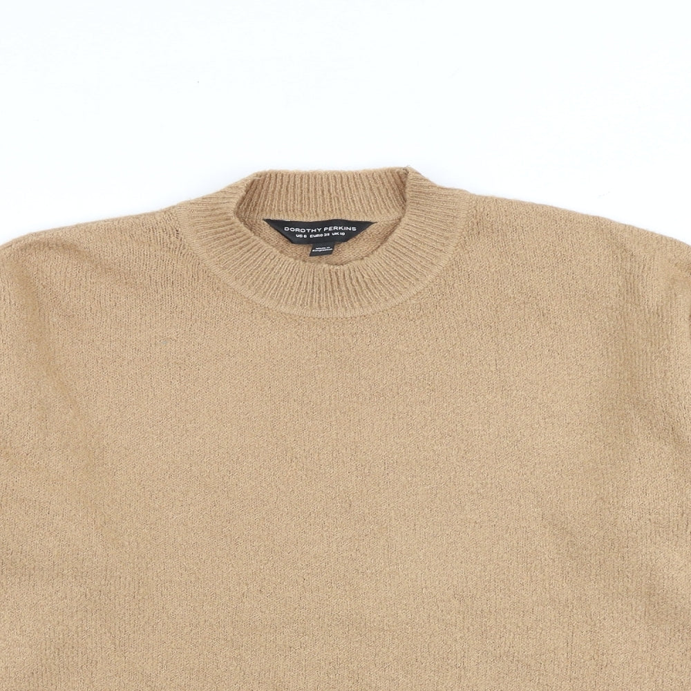 Womens UK Size 10 Dorothy Perkins Brown Pullover Jumper