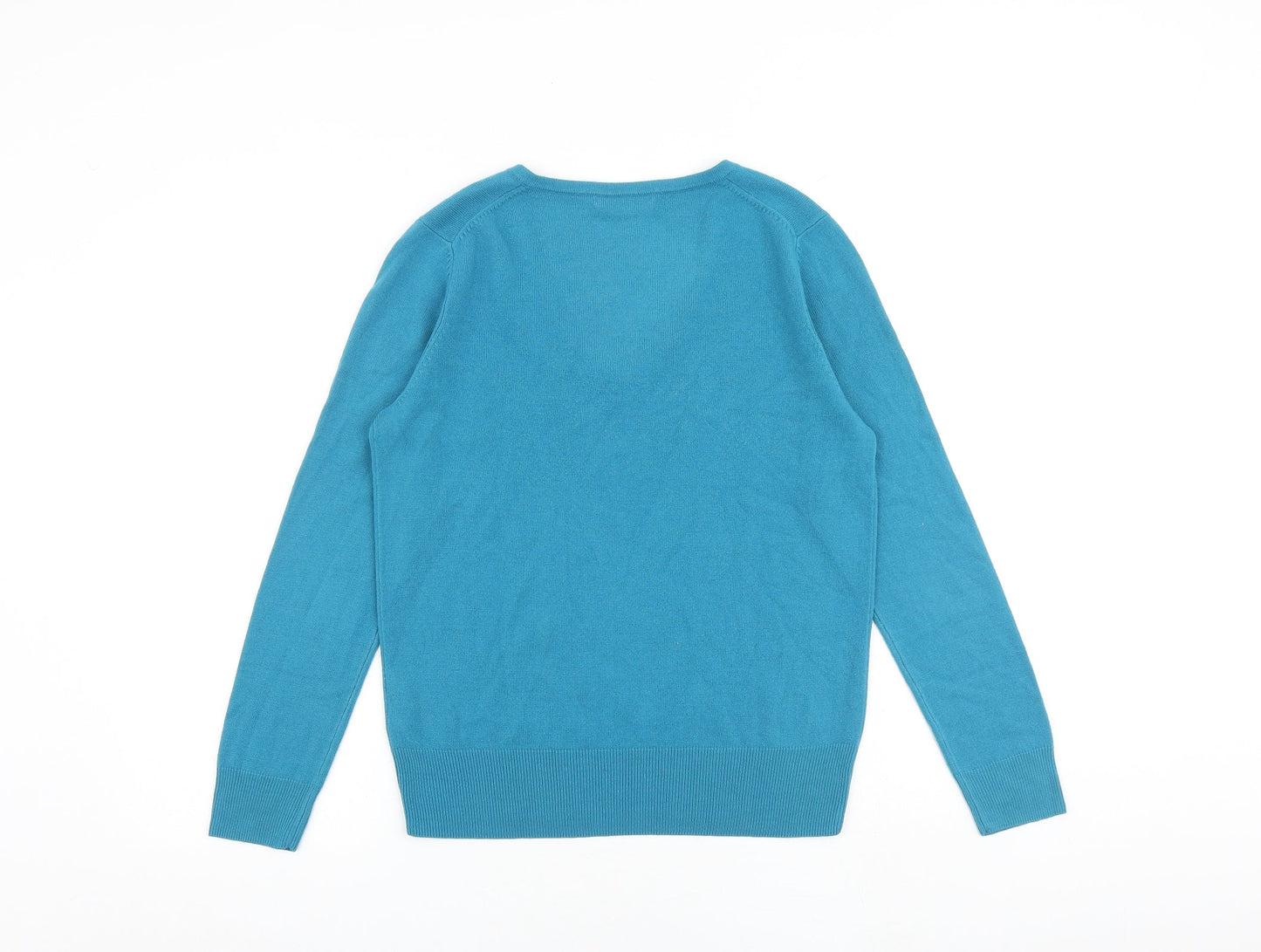 Womens UK Size 10 Marks and Spencer Blue Pullover Jumper