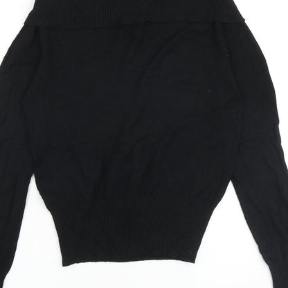 Womens UK Size 8 Oasis Black Pullover Jumper