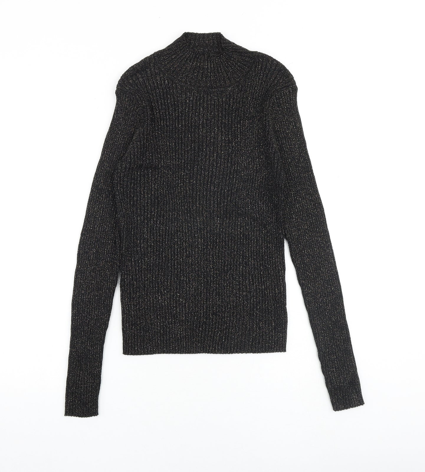 Womens UK Size L Glamorous Black Pullover Jumper