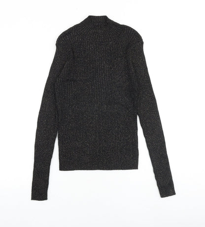 Womens UK Size L Glamorous Black Pullover Jumper