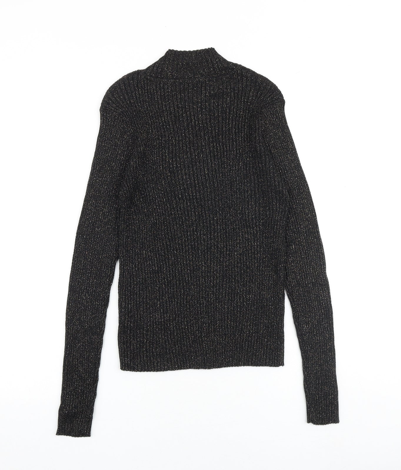Womens UK Size L Glamorous Black Pullover Jumper