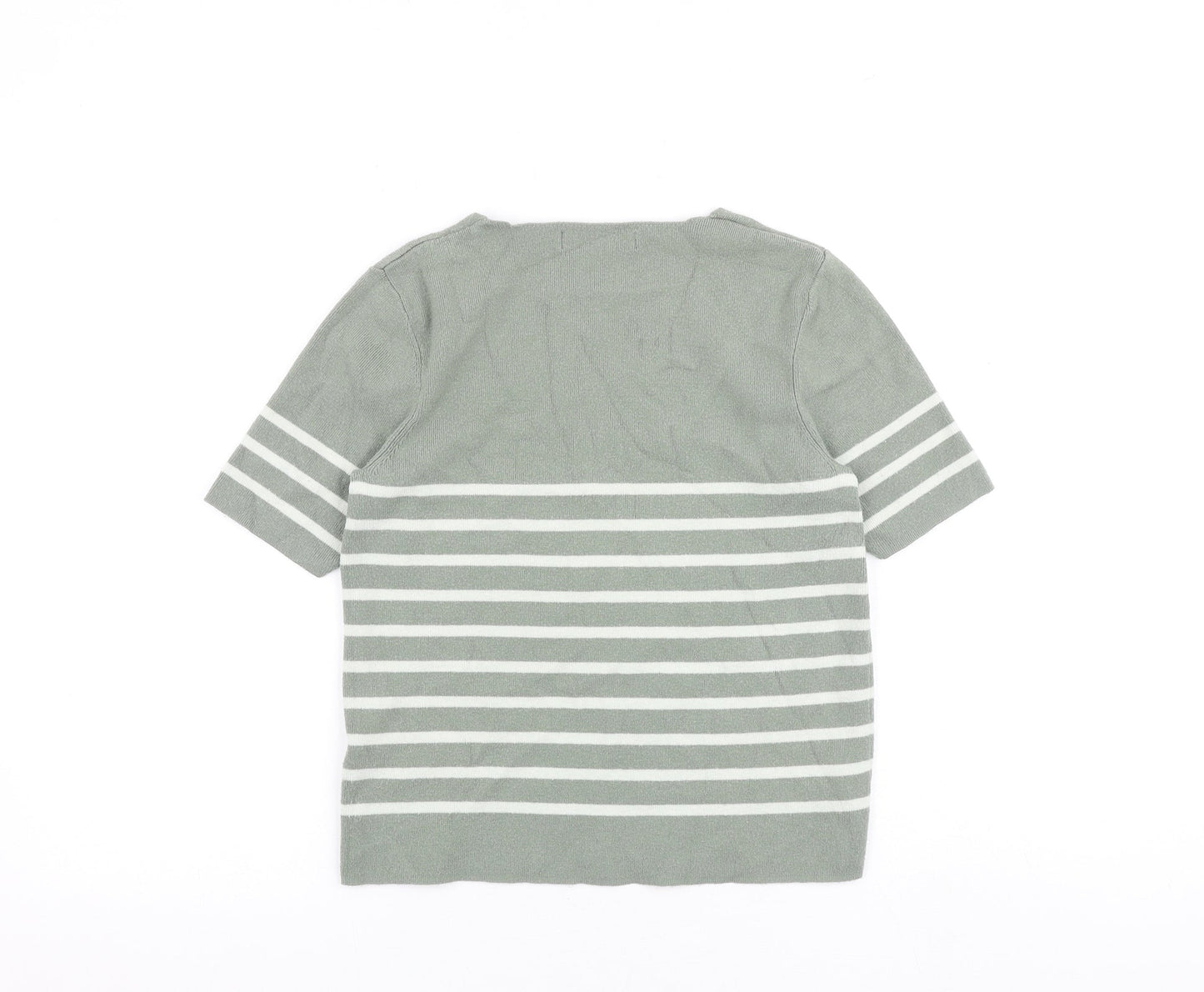 Womens UK Size 12 Marks and Spencer Green Pullover Jumper