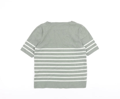 Womens UK Size 12 Marks and Spencer Green Pullover Jumper