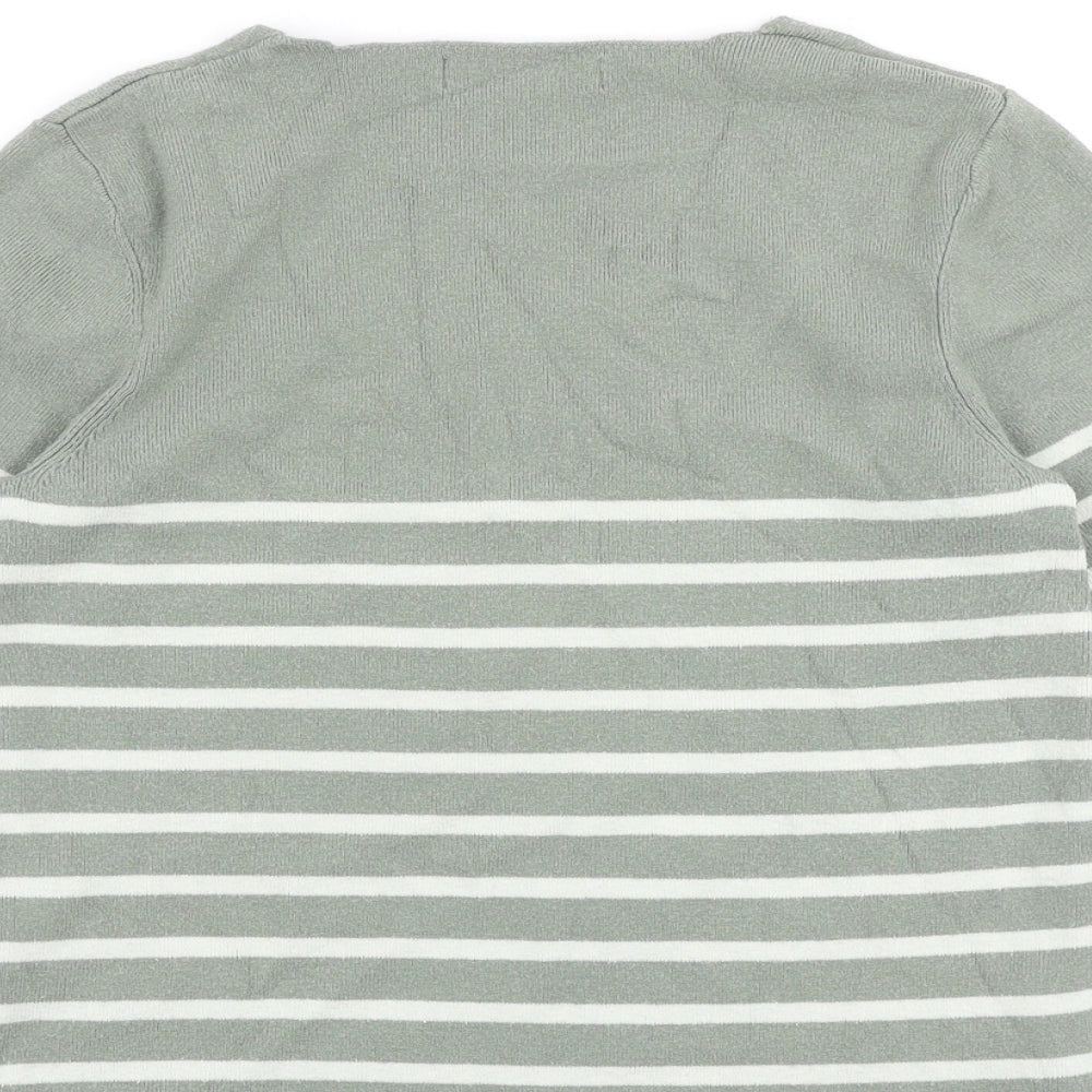 Womens UK Size 12 Marks and Spencer Green Pullover Jumper