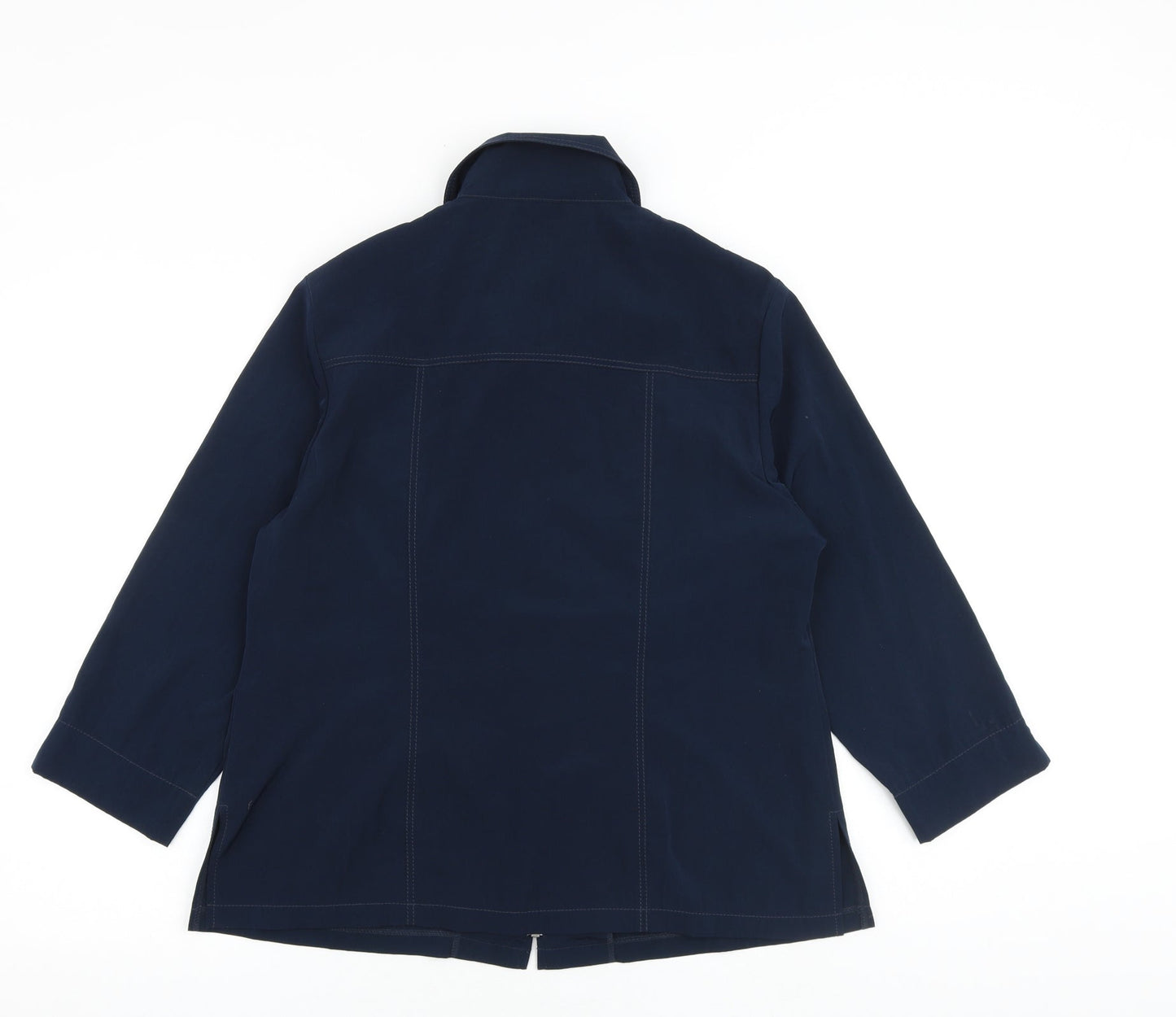 Refa Womens Blue Jacket Size 16 Zip