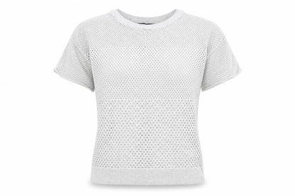 Womens UK Size 10 Dorothy Perkins Grey Basic T-Shirt