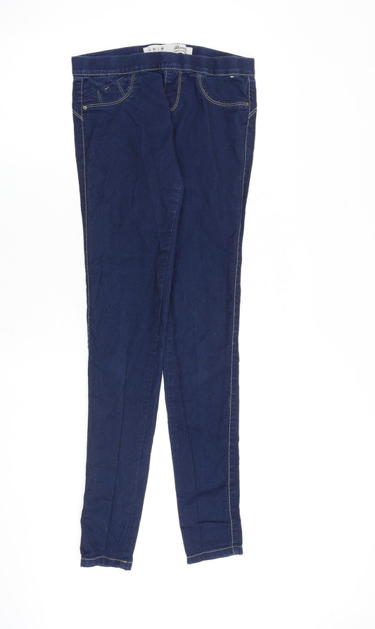 Denim & Co. Womens Blue Cotton Jegging Jeans Size 6 L31 in Regular