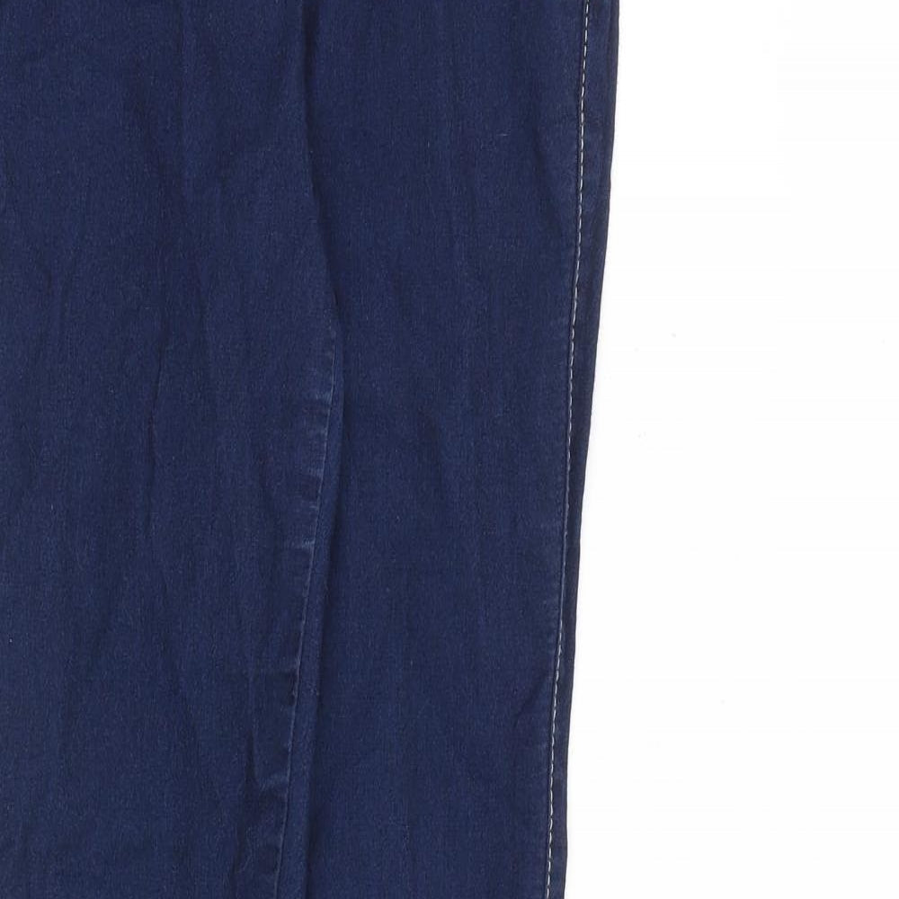 Denim & Co. Womens Blue Cotton Jegging Jeans Size 6 L31 in Regular