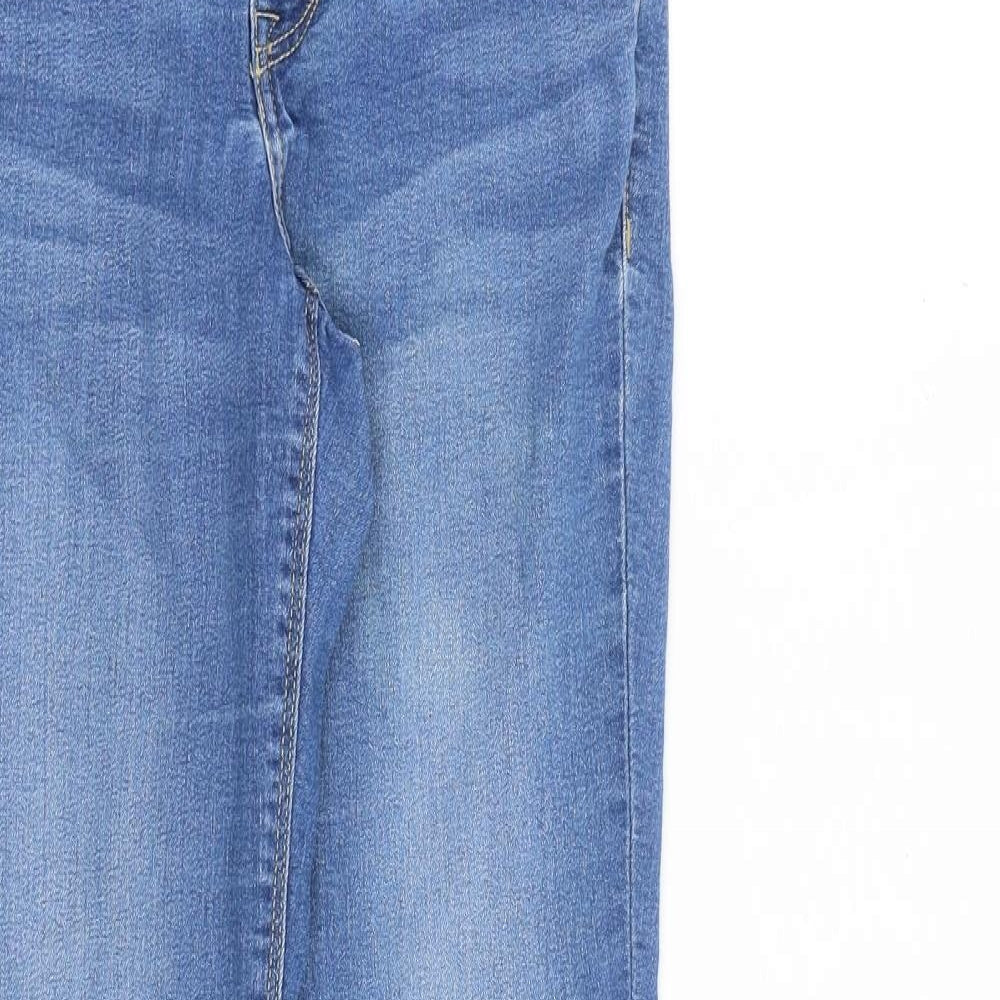 Womens UK Size 14 H&M Regular Fit Skinny Blue Jeans