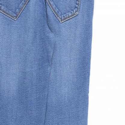 Womens UK Size 14 H&M Regular Fit Skinny Blue Jeans