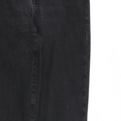 Gap Womens Grey Cotton Skinny Jeans Size 27 in L34 in Slim Zip