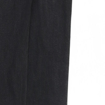 Gap Womens Grey Cotton Skinny Jeans Size 27 in L34 in Slim Zip