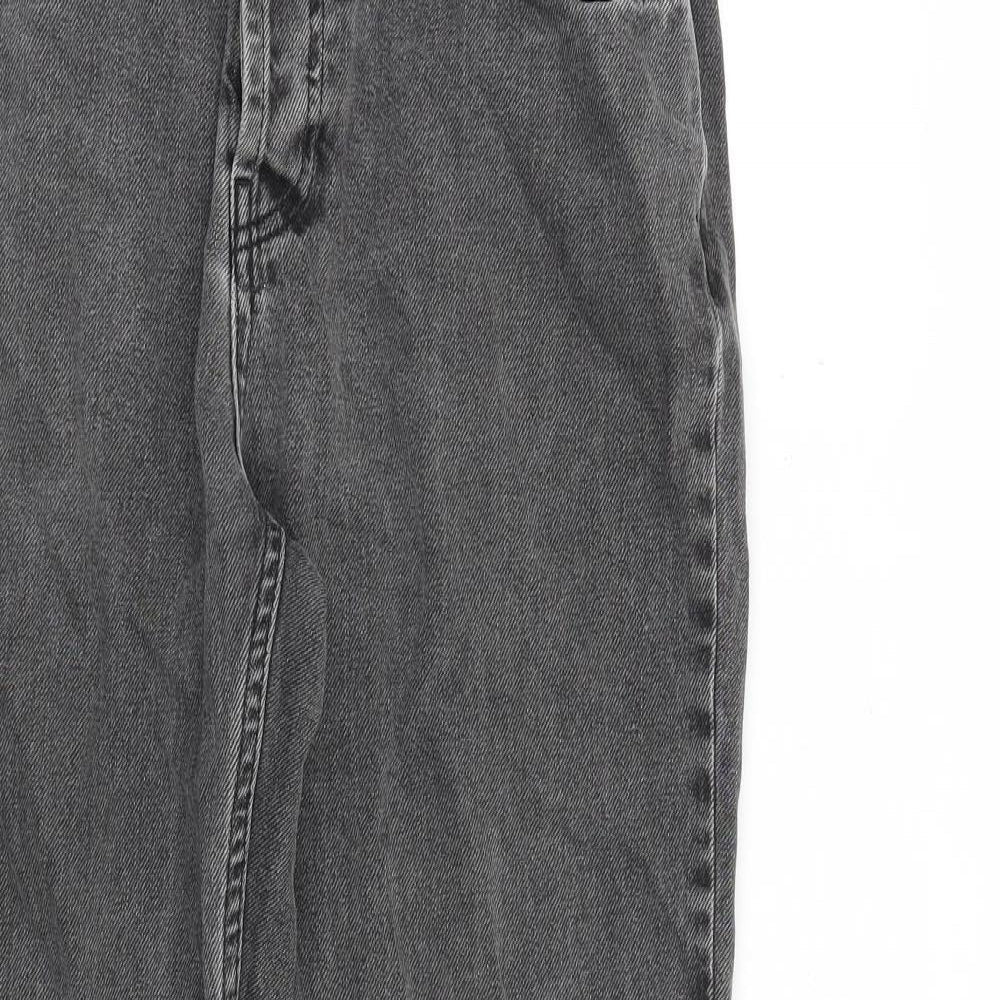 BDG Womens Grey Cotton Mom Jeans Size 32 in L32 in Relaxed Button