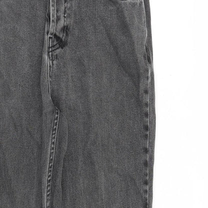 BDG Womens Grey Cotton Mom Jeans Size 32 in L32 in Relaxed Button