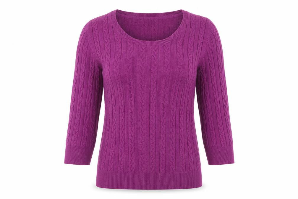 Womens UK Size M H&M Purple Pullover Jumper