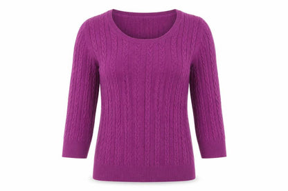 Womens UK Size M H&M Purple Pullover Jumper