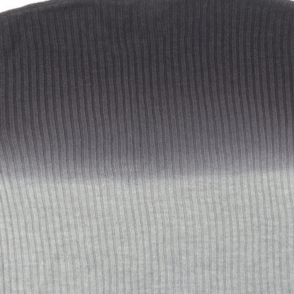 Topshop Womens Grey Round Neck Acrylic Pullover Jumper Size 8