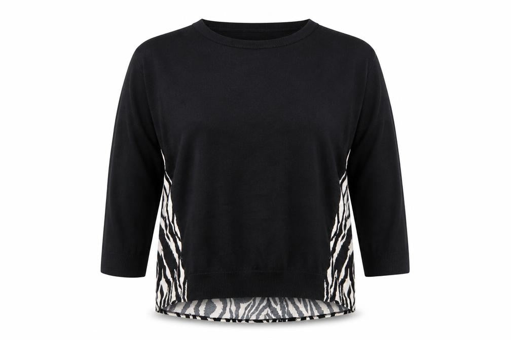Womens UK Size M Wallis Black Pullover Jumper