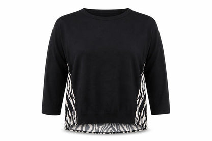 Womens UK Size M Wallis Black Pullover Jumper