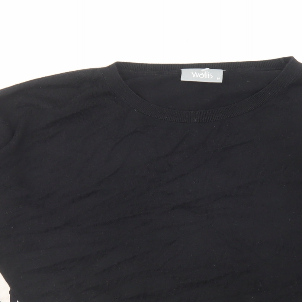 Womens UK Size M Wallis Black Pullover Jumper