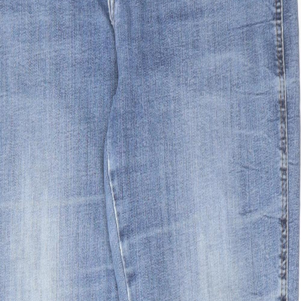 Red Button Womens Blue Cotton Skinny Jeans Size 10 L29 in Regular Zip