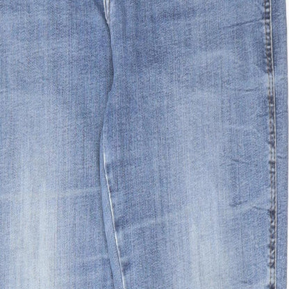 Red Button Womens Blue Cotton Skinny Jeans Size 10 L29 in Regular Zip