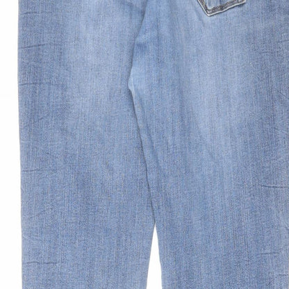 Red Button Womens Blue Cotton Skinny Jeans Size 10 L29 in Regular Zip