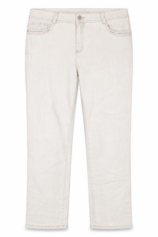 Womens UK Size 14 Bonita Regular Fit Straight Beige Jeans