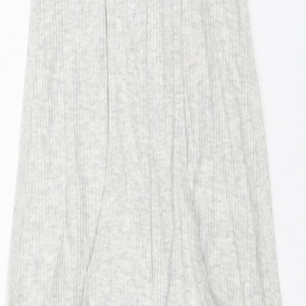 Urban Outfitters Womens Grey Cotton Bodysuit One-Piece Size XS Zip