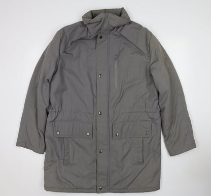 Mens UK Size M Canada Grey Parka Coat