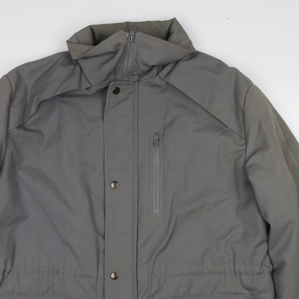 Mens UK Size M Canada Grey Parka Coat