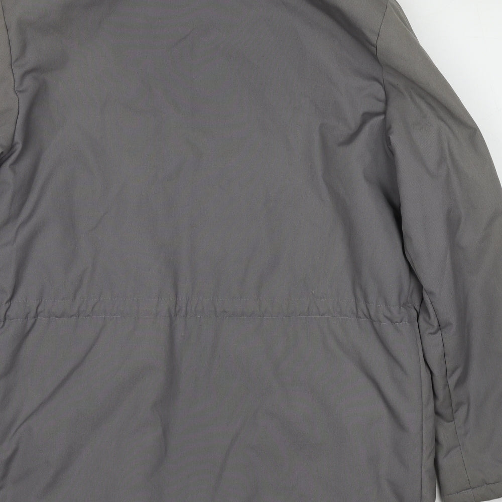 Mens UK Size M Canada Grey Parka Coat
