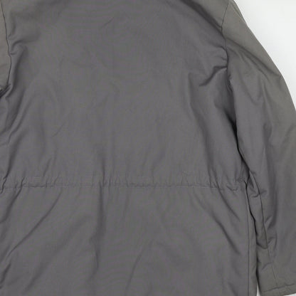Mens UK Size M Canada Grey Parka Coat